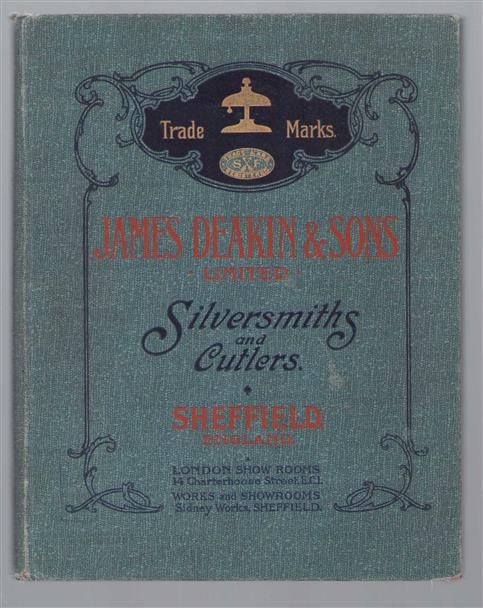 (BEDRIJF CATALOGUS - TRADE CATALOGUE) James Dixon & Sons limited. :  silversmiths and cutlers. Electro-plate & Cutlery manufacturers