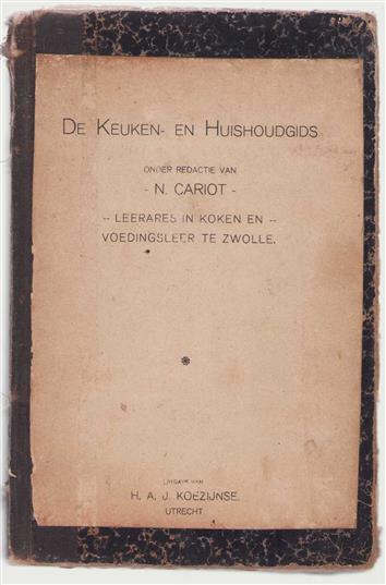 De keuken- en huishoudgids 4e jaargang (1905-1906)