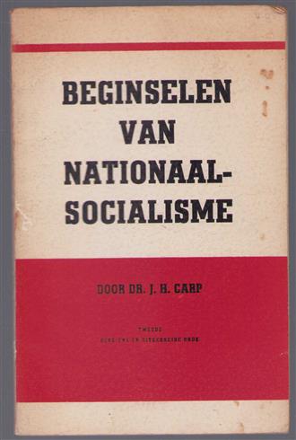 Beginselen van nationaal-socialisme