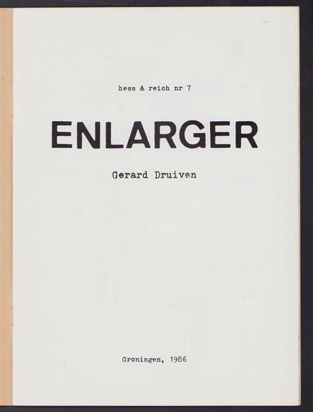 Enlarger  (Hess & Reich nr 7)