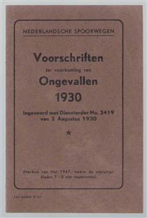 Voorschriften ter voorkoming van ongevallen 1930 (Nederlandsche spoorwegen)