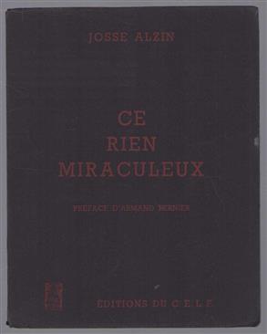 Ce rien miraculeux