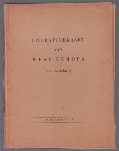 Literatuurkaart van West-Europa : met toelichting