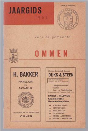 Jaargids 1963 voor de gemeente Ommen
