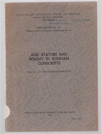 Age, stature and weight in Surinam conscripts