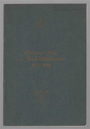 Christina Alida van Heek-Blijdenstein, 1823-1859 : schilderijen en teekeningen uit particular bezit, mei 1932