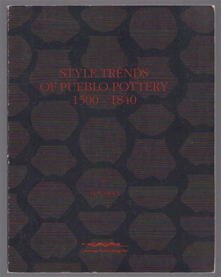 Style trends of Pueblo pottery, 1500-1840