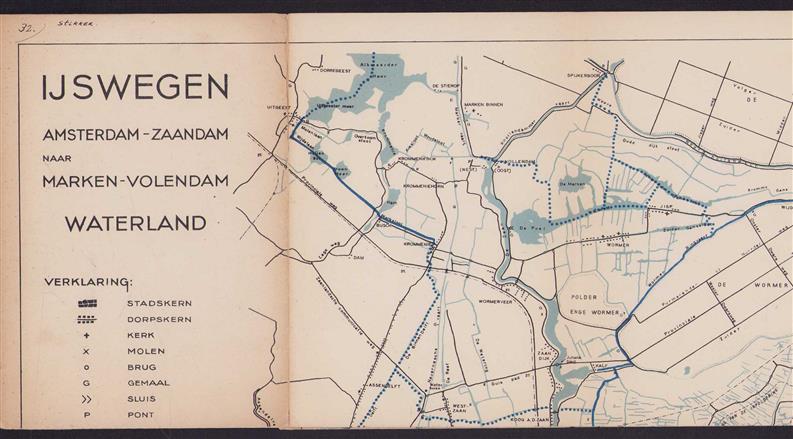 IJswegen Amsterdam - Zaandam naar Marken - Volendam, Waterland