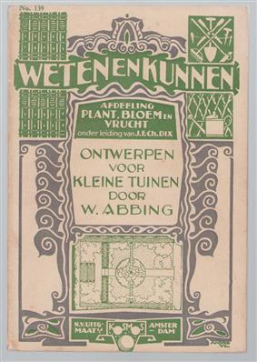 Ontwerpen voor kleine tuinen, en hoe deze uitgevoerd kunnen worden, benevens voorbeelden van beplanting