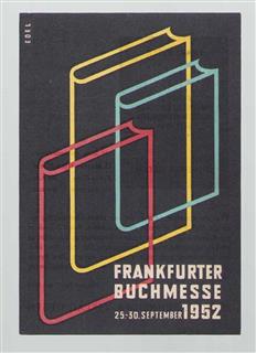 Frankfurter Buchmesse 1952. ( A6 small poster)