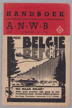 Handboek van den Koninklijken Nederlandschen Toeristenbond A.N.W.B.1940 -  voorjaar 1941