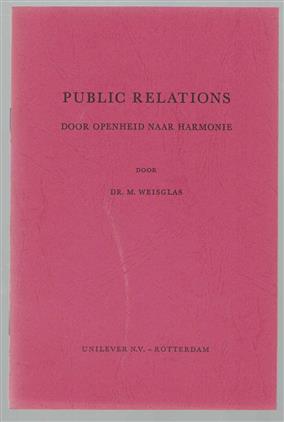 Public relations : door openheid naar harmonie