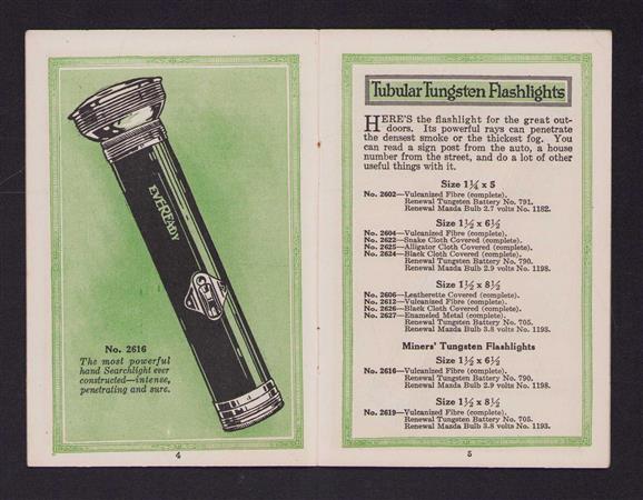 (BEDRIJF CATALOGUS - TRADE CATALOGUE) 101 uses for an ever Ready (flashlight)