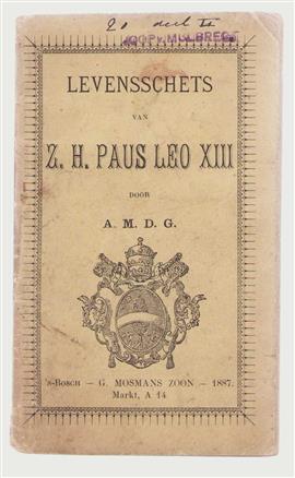 Levensschets van Z. H. Paus Leo XIII