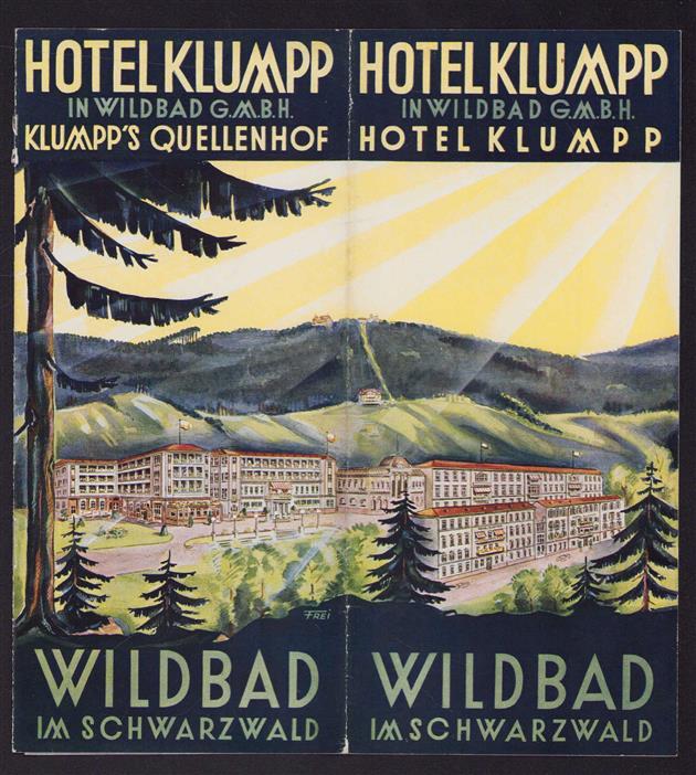 Wildbad Im Schwazwald  - Hotel Klumpp
