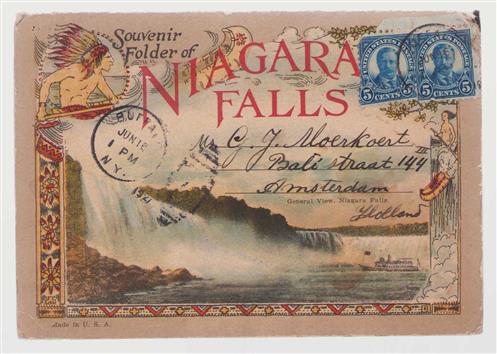 Souvenir folder of Niagara Falls.
