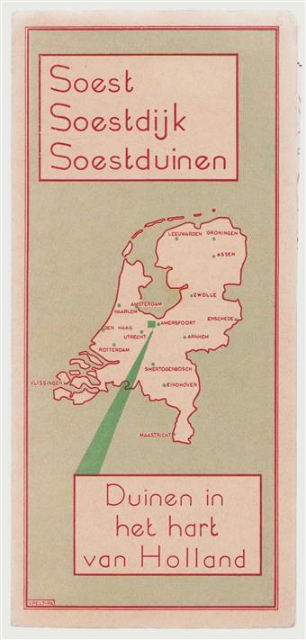 ( MAP ) Soest, Soestdijk, Soestduinen. Duinen in het hart van Holland
