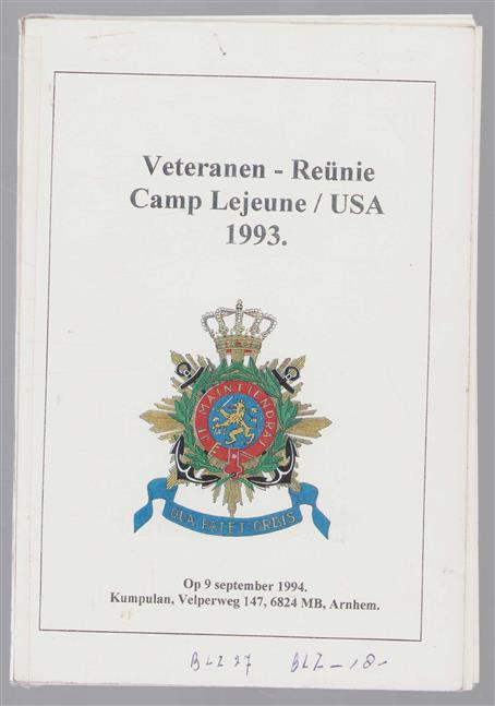 veteranen reunie camp Lejeune / USA 1993