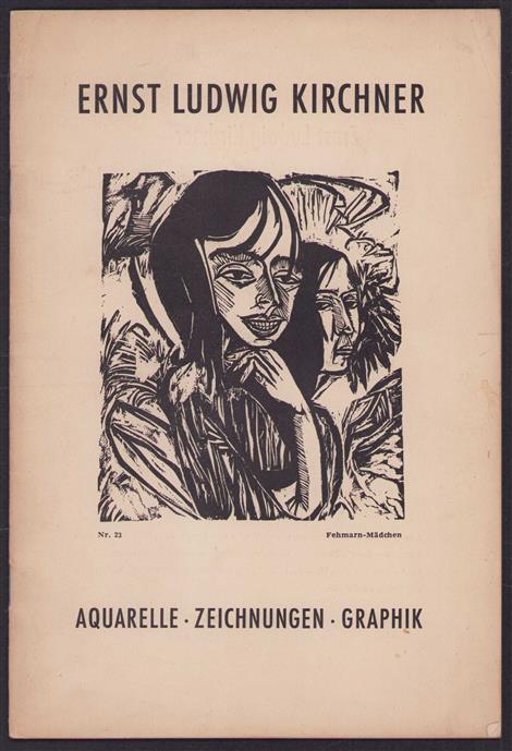 Ernst Ludwig Kirchner, Aquarelle, Zeichnungen, Graphik.