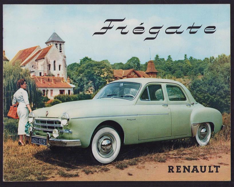 (AUTO FOLDER - CAR BROCHURE) Renault Fregate (Swedisch language) = Renault-fregat