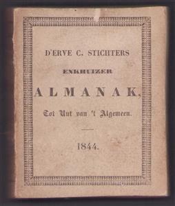 De Van ouds vermaarde erve Stichters Enkhuizer almanak voor het jaar 1846