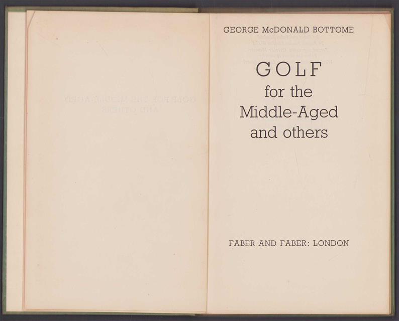 Golf for the middle-aged and others.