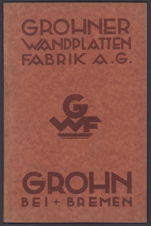 Bedrijfs catalogus van tegels (glasierte  Steingut-Wandplatten)