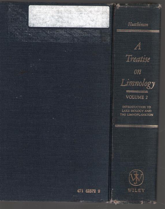 A treatise on limnology / Vol. 2, Introduction to lake biology and the limnoplankton.