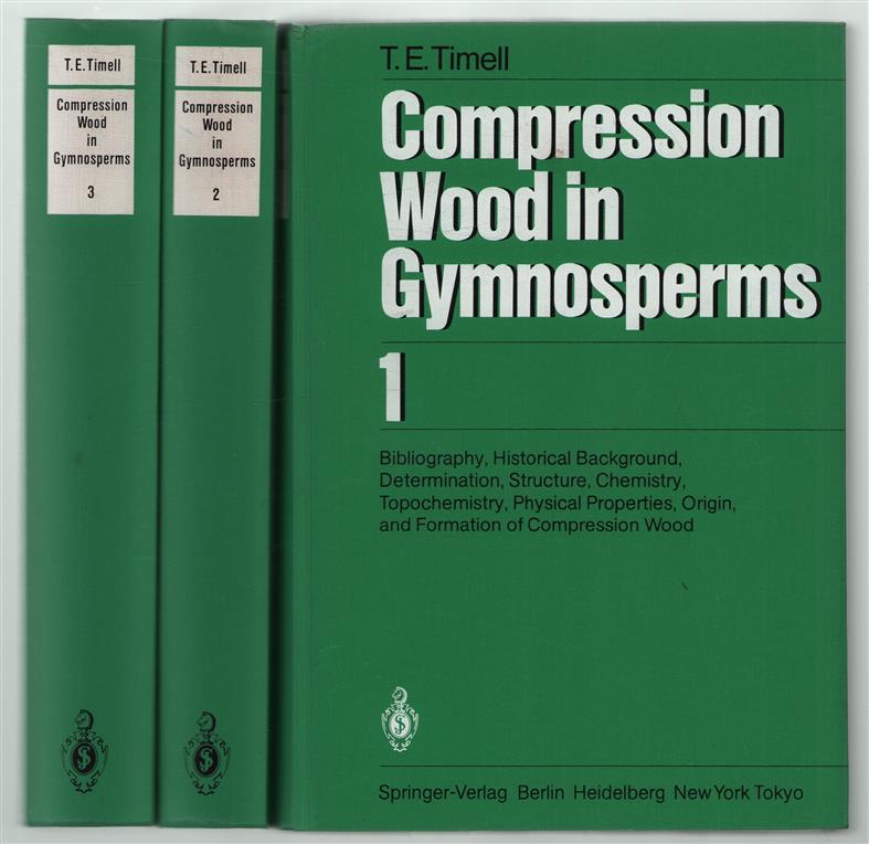 Compression wood in gymnosperms (3 vol set)