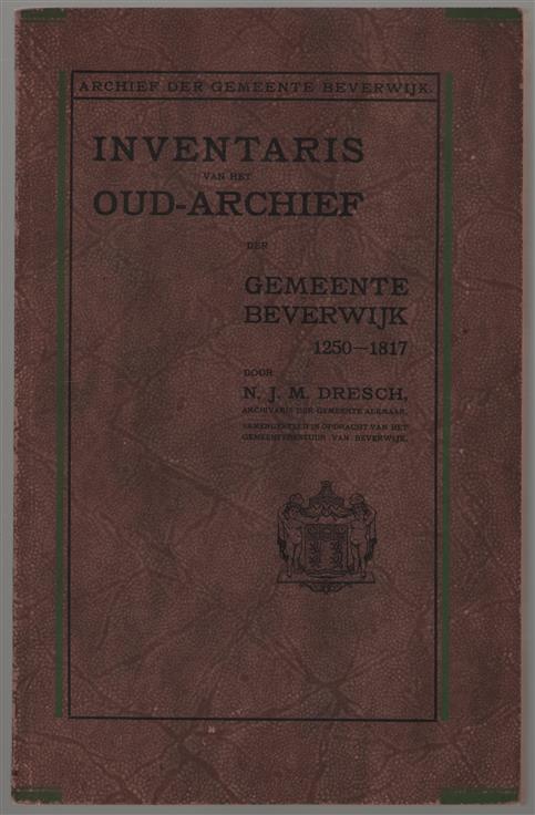 Inventaris van het oud-archief der gemeente Beverwijk 1250-1817