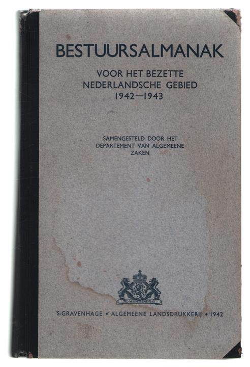 Bestuursalmanak voor het bezette Nederlandsche gebied : 1942-1943