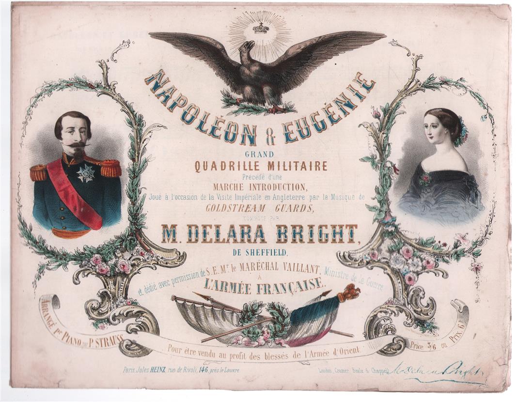 Napoleon & Eugenie : grand quadrille militaire precede d'une marche introduction ...