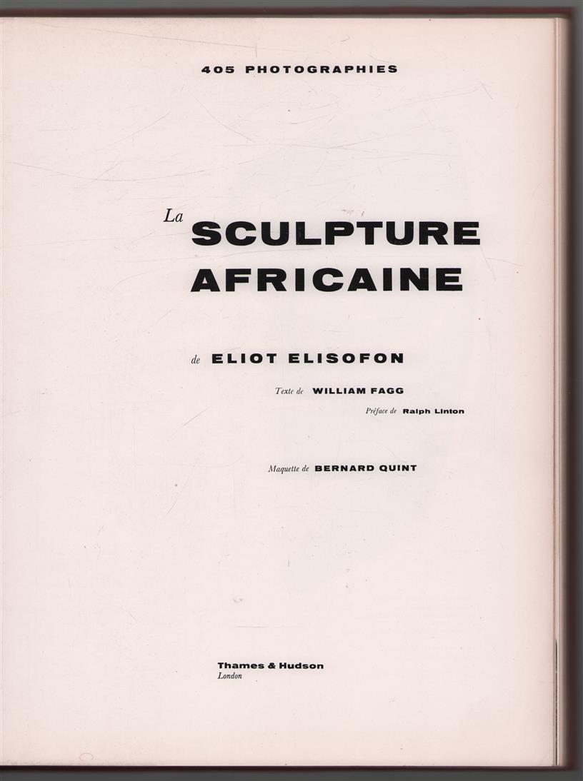 La Sculpture africaine