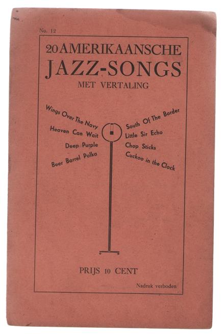 20 Amerikaansche Jazz-songs : met vertaling - No 12