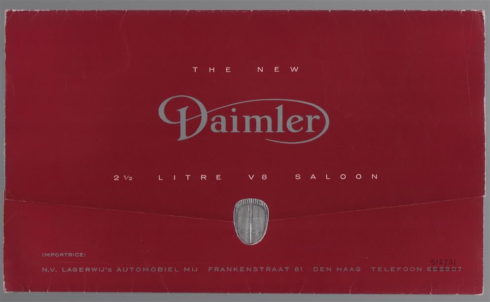 The new DAIMLER 2 1/2 Litre V8 Saloon