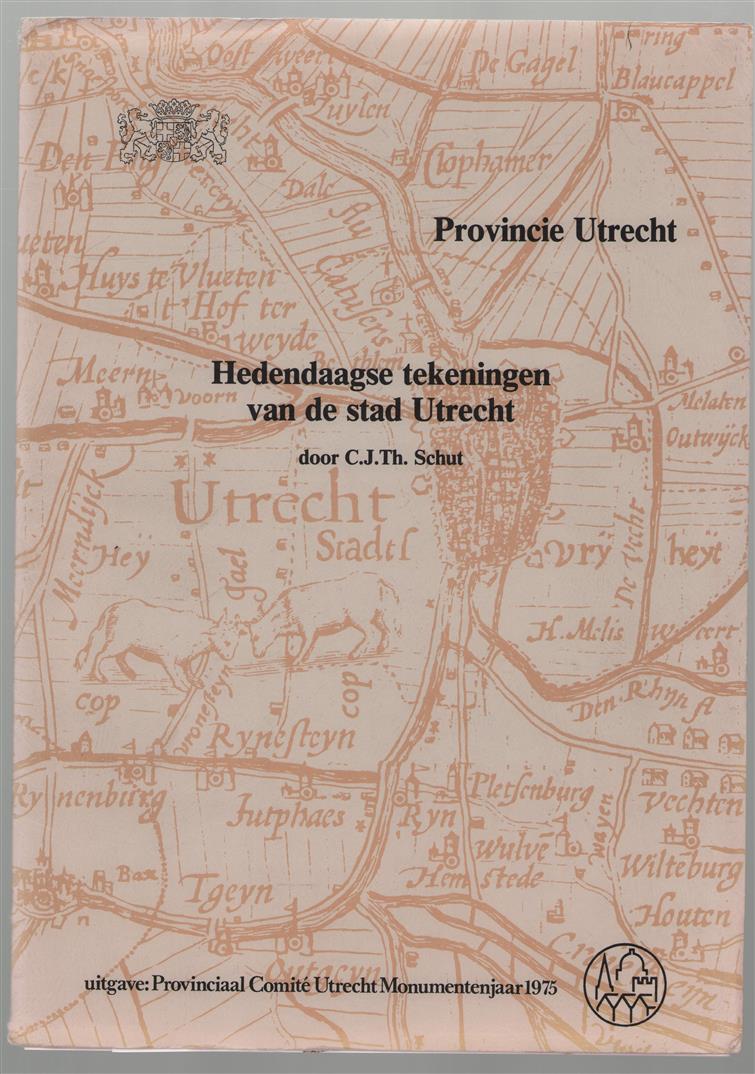 Hedendaagse tekeningen van de stad Utrecht