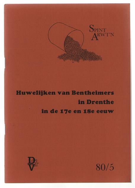 Huwelijken van Bentheimers in Drenthe in de 17e en 18e eeuw