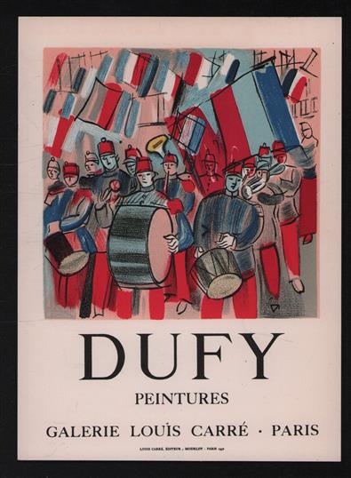 (POSTER - AFFICHE) Dufy Peintures Galerie Louis Carre - Paris