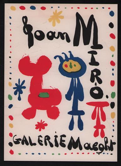 (POSTER - AFFICHE) Joan Miro - Galerie Maeght