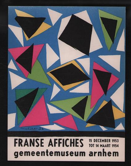 (POSTER - AFFICHE) Franse Affiches Gemeentemuseum Arnhem 15 december 1953 tot 14 Maart 1954 - Matisse