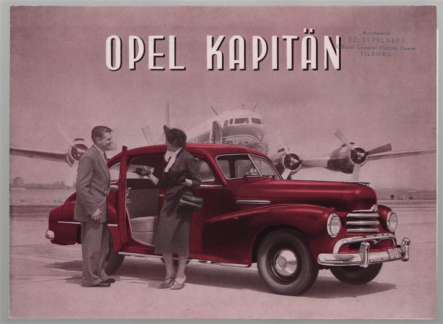 (AUTO FOLDER - CAR BROCHURE) Opel Kapitan = Opel kaptein