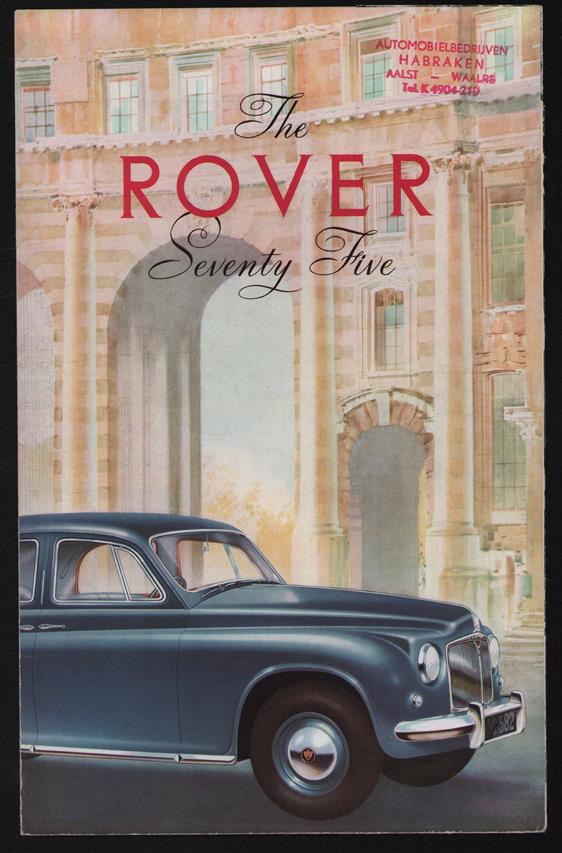 (AUTO FOLDER - CAR BROCHURE) The Rover Seventy Five