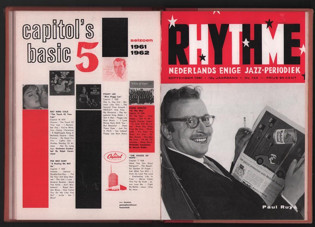 Rhythme : Nederlands enige JAZZ periodiek    maandblad voor jazz-, dans- en amusementsmuziek.