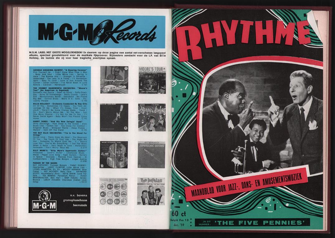 Rhythme : maandblad voor jazz-, dans- en amusementsmuziek. 11e jaargang
