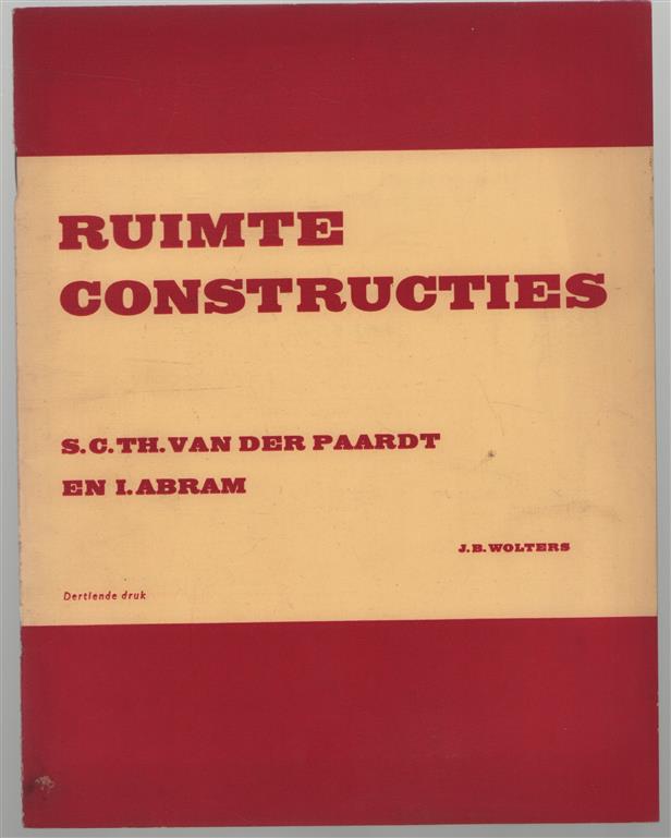 Ruimteconstructies : een verzameling opgaven ten gebruike bij het onderwijs in de stereometrie  aan de middelbare scholen