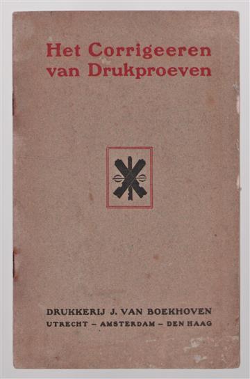 Het corrigeeren van drukproeven.