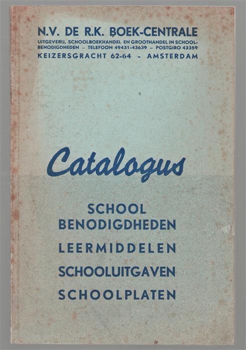 Catalogus Schoolbenodigdheden - Leermiddelen - schooluitgaven - Schoolplaten