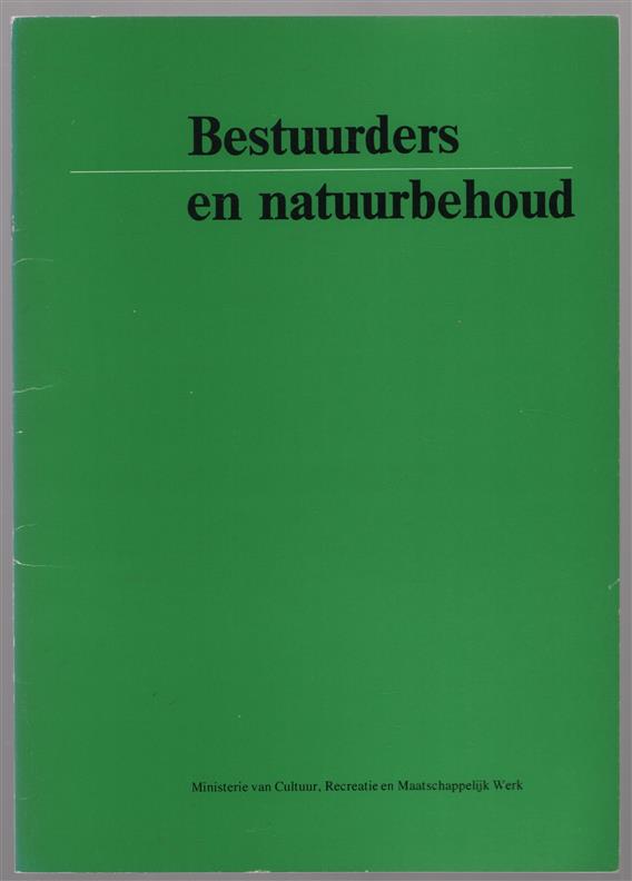 Bestuurders en natuurbehoud, [verslag van de twaalfde Algemene vergadering en de dertiende Technische bijeenkomst van de IUCN]