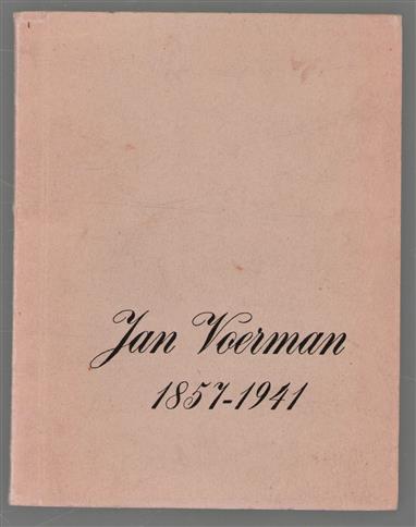 Jan Voerman, 1857-1941