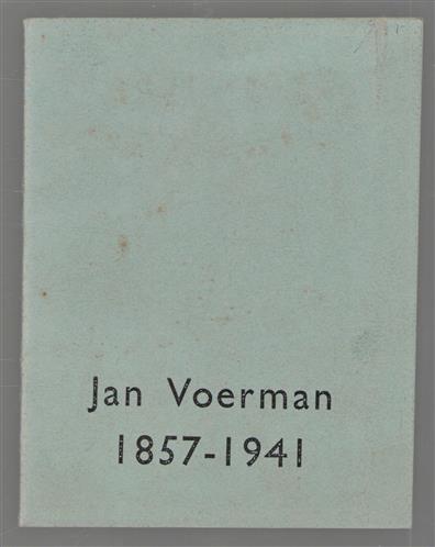 Jan Voerman, 1857-1941